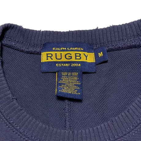 RUGBY RALPHLAUREN　"VINTAGE WEATHERING" L/S RUGBY TEE