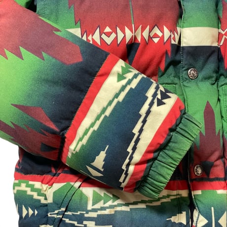 POLO RALPHLAUREN　"NATIVE PATTERN" DOWN JACKET