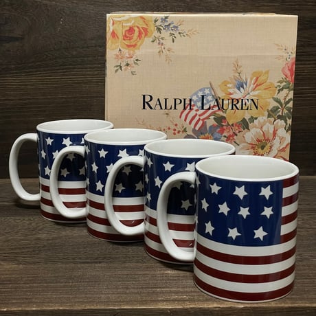 RALPHLAUREN　 "USA FLAG"  MUG SET/4PACK