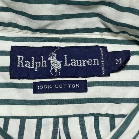 RALPHLAUREN　"CREST LOGO" BUTTONDOWN SHIRT