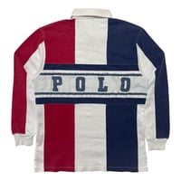 POLO RALPHLAUREN　"COLOR BLOCK" L/S POLO SHIRT