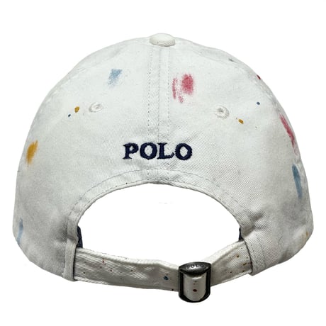 POLO RALPHLAUREN　"RL PAINT" BASEBALL CAP