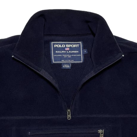 POLO SPORT RALPHLAUREN　"POLATEC" HARF-ZIP FLEECE JACKET