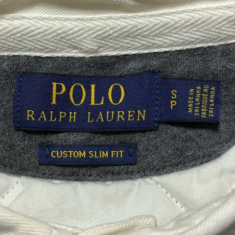 POLO RALPHLAUREN　"ELBOW PATCH" RUGBY SHIRT
