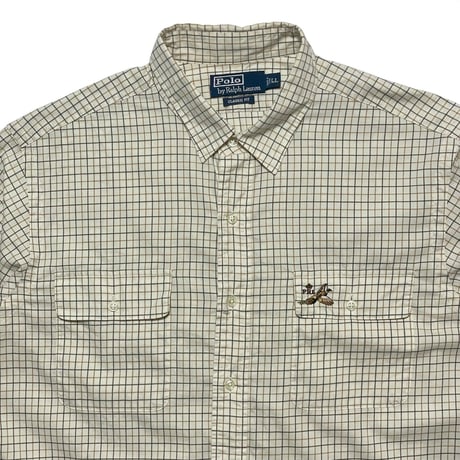 POLO RALPHLAUREN　"PRL DUCK" CHECKED SHIRT