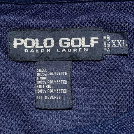 POLO GOLF RALPHLAUREN　"GOLF LOGO" NYLON SWEAT