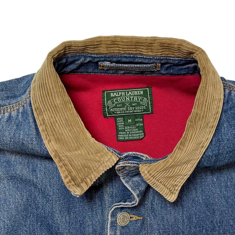 80s 90s POLO COUNTRY コーデュロイ ジャケット ブルゾン