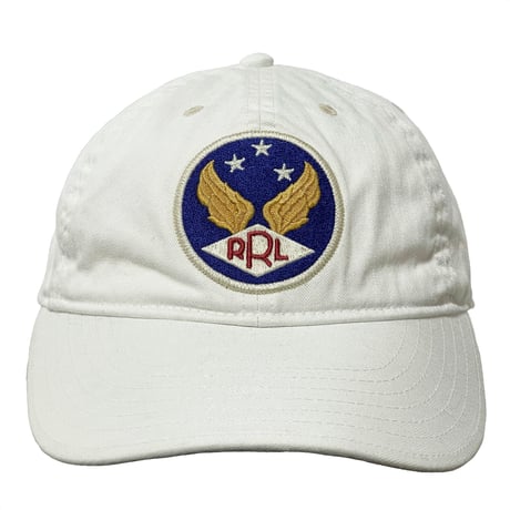 RRL RALPHLAUREN　 "WINGED" BASEBALL CAP (WHITE)
