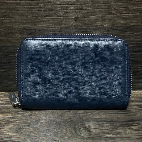 POLO RALPHLAUREN　"NAVY" LEATHER WALLET