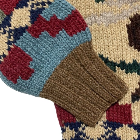 POLO RALPHLAUREN　"NATIVE PATTERN" SWEATER