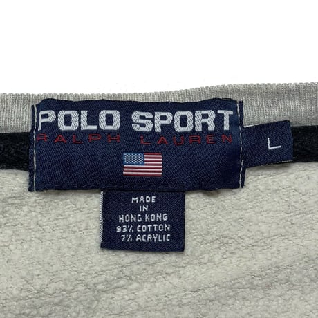 POLO SPORT RALPHLAUREN　"COLOR BLOCK" SWEAT