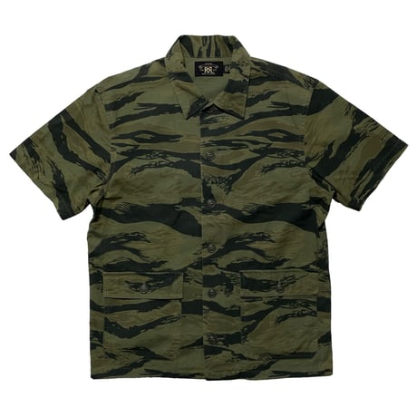 RRL RALPHLAUREN　"TIGER STRIPE" S/S BDU SHIRT