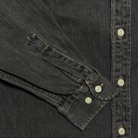 POLO SPORT RALPHLAUREN　"POLO SPORT LOGO" BLACK DENIM SHIRT