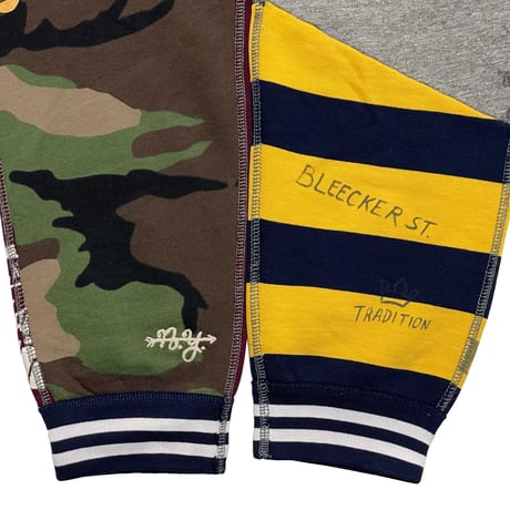 POLO RALPHLAUREN　"PATCH WORK" SWEAT PANTS
