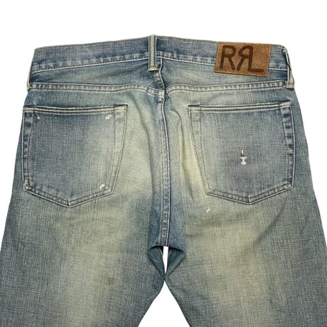 RRL RALPHLAUREN　 "VINTAGE WEATHERING" DENIM PANTS (MADE IN USA)