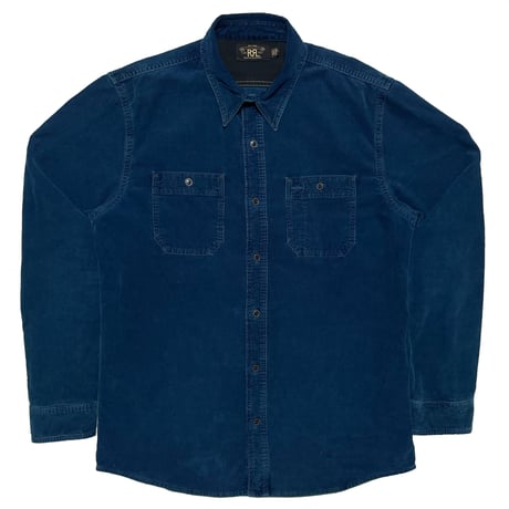 RRL RALPHLAUREN　"INDIGO CORDUROY" L/S SHIRT