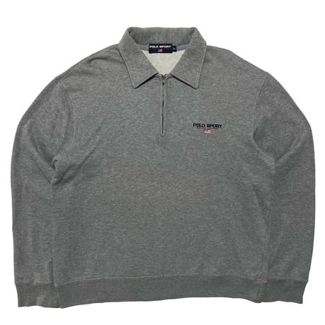 POLO SPORT RALPHLAUREN　"HARF-ZIP" RUGBY SHIRT
