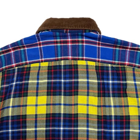 POLO COUNTRY RALPHLAUREN　"CORDUROY COLLAR" FLANNEL SHIRT