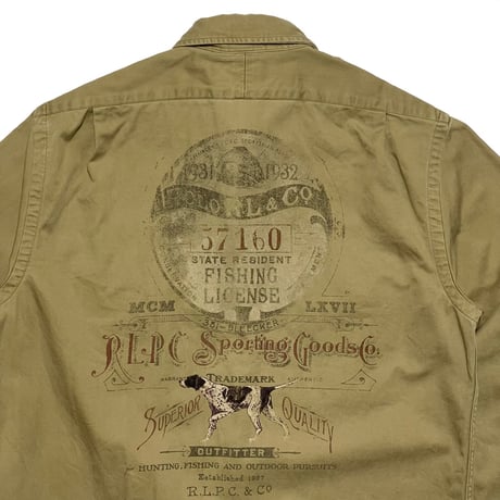 POLO RALPHLAUREN　"SPORTING GOODS" WORK SHIRT