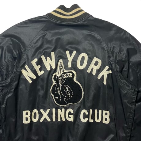 POLO RALPHLAUREN　 "NEW YORK BOXING CLUB"  REVERSIBLE JACKET (S)