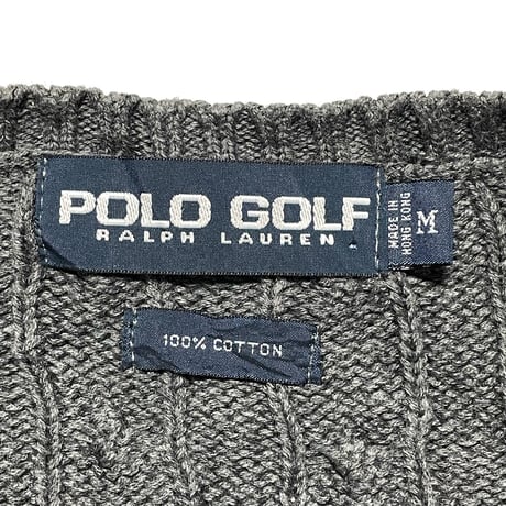 POLO GOLF RALPHLAUREN　"SHIELD" VEST SWEATER