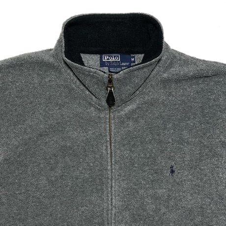 POLO RALPHLAUREN　"ZIP-UP" FLEECE JACKET