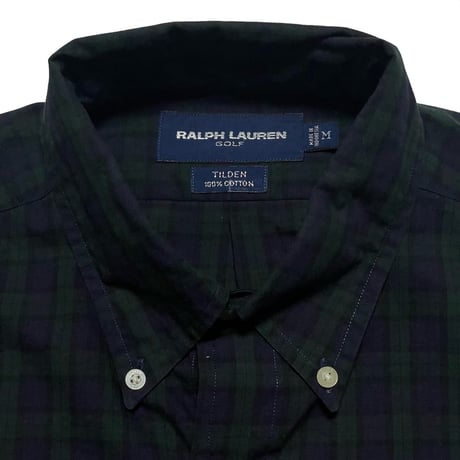 POLO GOLF RALPHLAUREN　"BLACK WATCH" BUTTONDOWN SHIRT