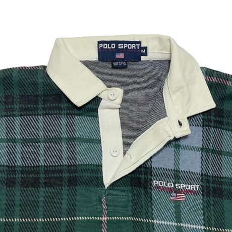 POLO SPORT RALPHLAUREN　"MADE IN USA" RUGBY SHIRT