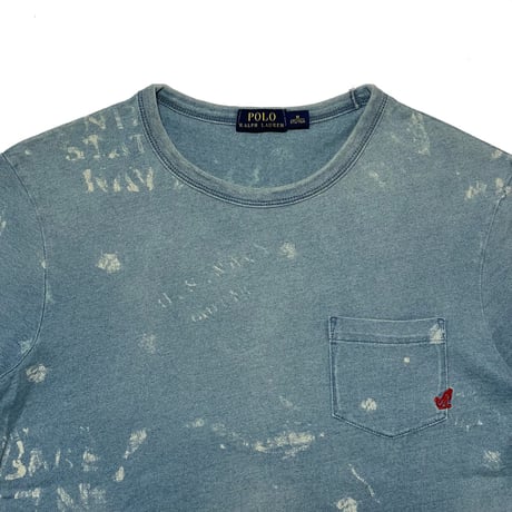 POLO RALPHLAUREN　"DISTRESSED" POCKET S/S TEE
