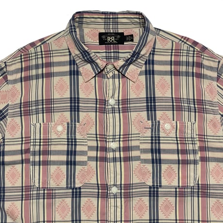 RRL RALPHLAUREN　"JACQUARD" S/S SHIRT