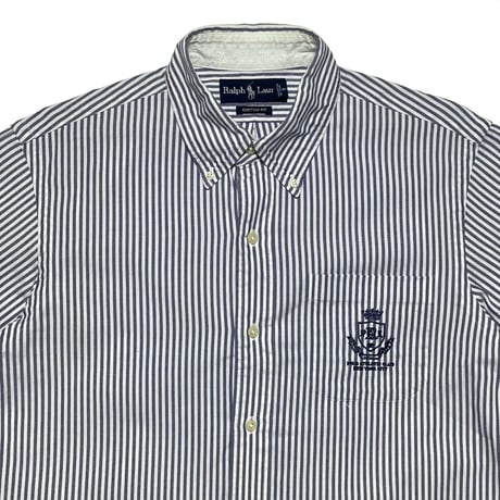 RALPHLAUREN　"STRIPE" BUTTON DOWN SHIRT