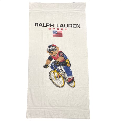 RALPHLAUREN　 "CYCLING BEAR" BEACH TOWEL