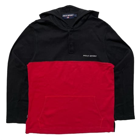 POLO SPORT RALPHLAUREN　"HENLEY NECK" HOODIE