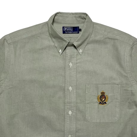POLO RALPHLAUREN　"CREST" BUTTON DOWN SHIRT