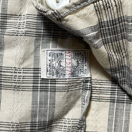 RRL RALPHLAUREN　"CKECKED" DOBBY WORK SHIRT