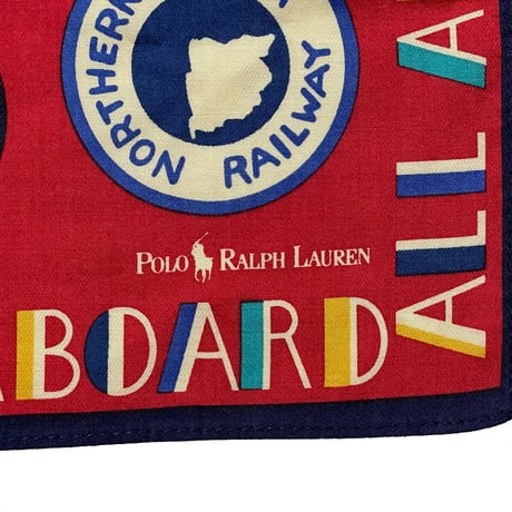 POLO RALPHLAUREN　"TRAVEL STICKER" BANDANA