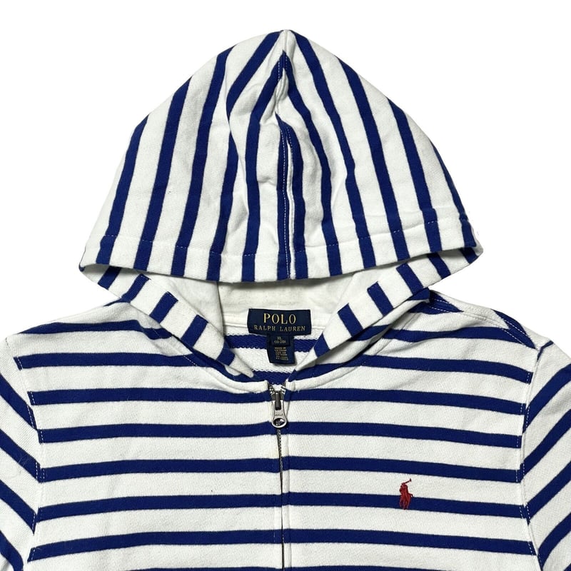 ralph lauren border hoodie ジップパーカー ボーダー POLO RALPHLAUREN 