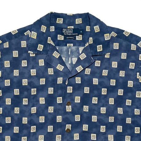 POLO RALPHLAUREN　"CALDWELL" OPEN COLLAR SHIRT