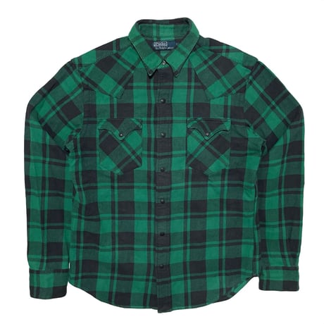 POLO RALPHLAUREN　"HEAVY" FLANNEL SHIRT