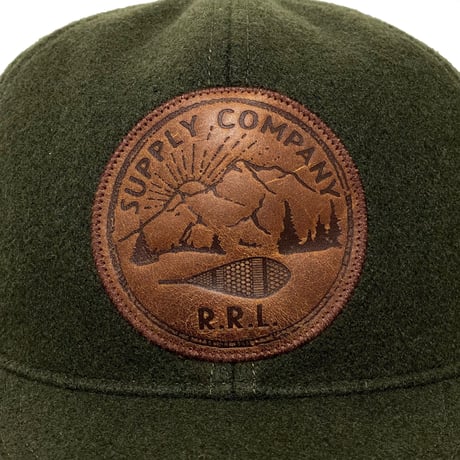 RRL RALPHLAUREN　"WOOL COWHIDE" BAND CAP