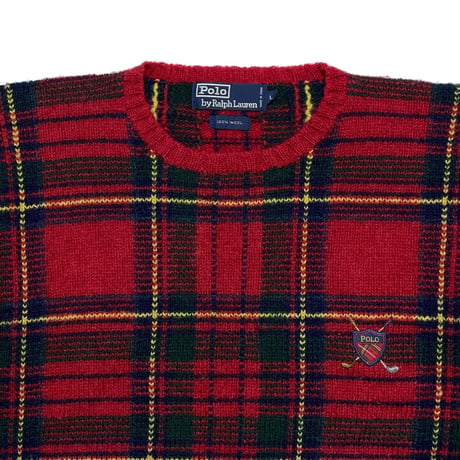 POLO RALPHLAUREN　"SHIELD LOGO" SWEATER