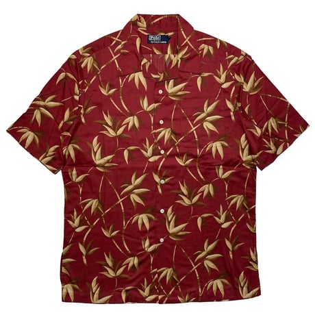 POLO RALPHLAUREN　"LEAF PATTERN" ALOHA SHIRT