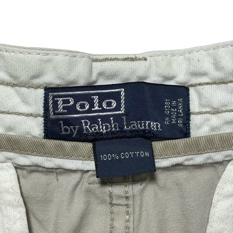 POLO RALPHLAUREN　"CLASSIC POLO CHINO" CARGO SHORTS