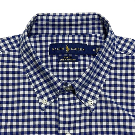 POLO RALPHLAUREN　"SLIM FIT STRECH OXFORD" BUTTONDOWN SHIRT