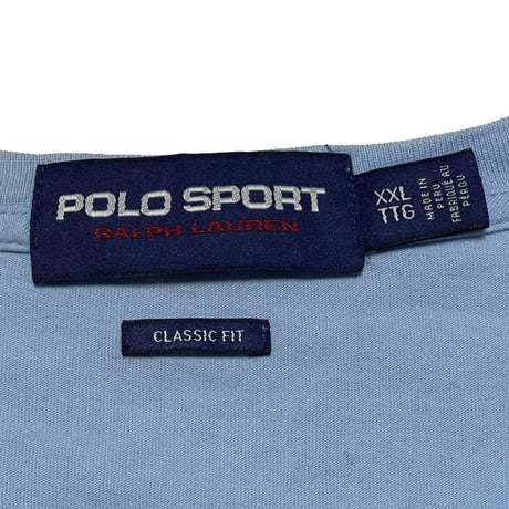 POLO SPORT RALPHLAUREN　 "LOGO PRINT" S/S TEE (L.BLUE)