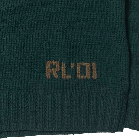 POLO RALPHLAUREN　"GOLDEN RETRIEVER" SWEATER (VINTAGE)