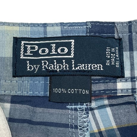 POLO RALPHLAUREN　"PATCH WORK" CARGO SHORTS