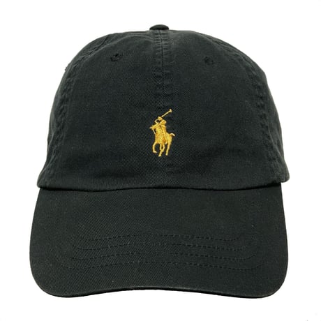 POLO RALPHLAUREN　"LEATHER STRAP" CLLASIC BASEBALL CAP