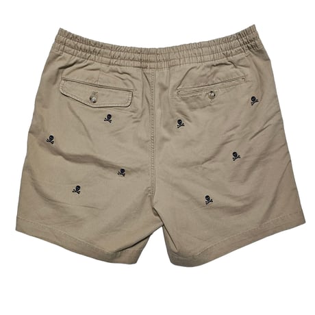 POLO RALPHLAUREN　"SKULL STRETCH CLASSIC FIT" BEIGE CHINO SHORTS