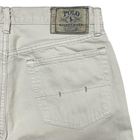 POLO RALPHLAUREN　WHITE DENIM